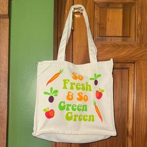 So Fresh & So Green Green Canvas Tote Bag